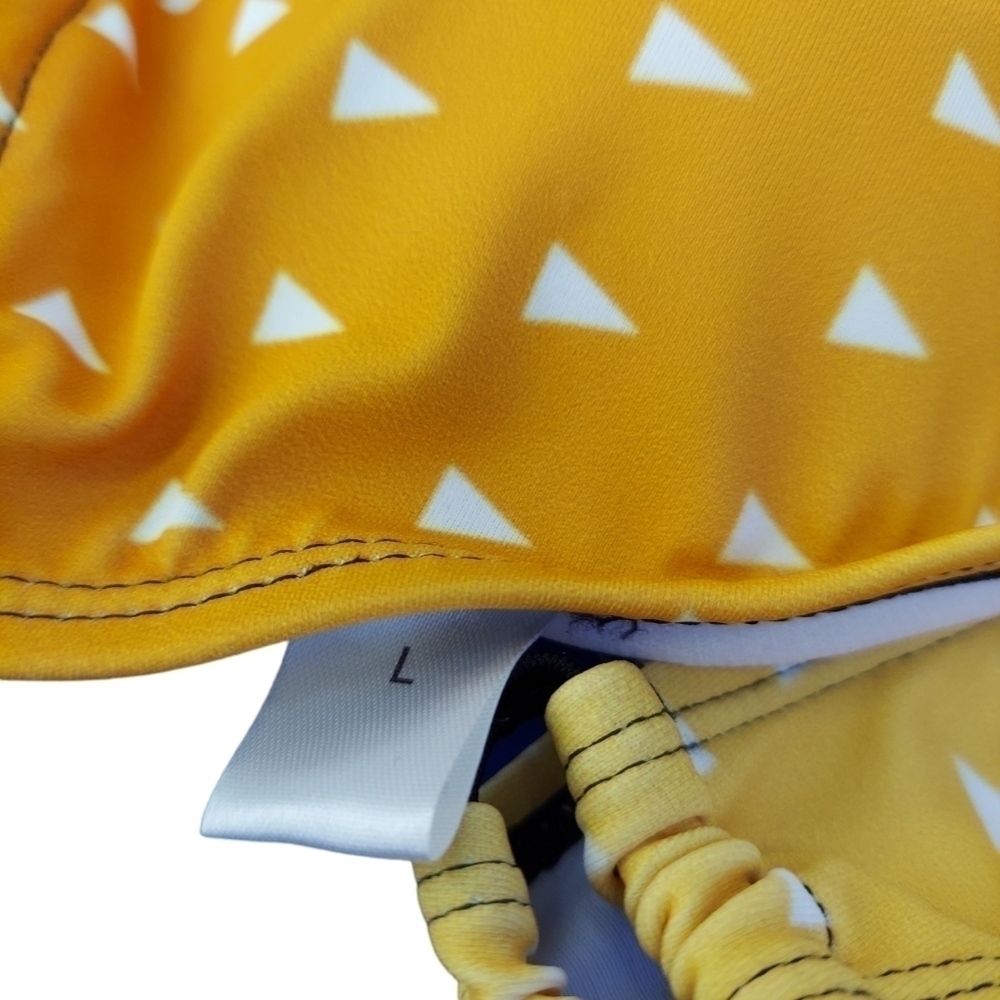 Demon Slayer Zenitsu Bikini Kimetsu No Yaiba Swimsuit Anime Manga Size L Yellow - Picture 6 of 7